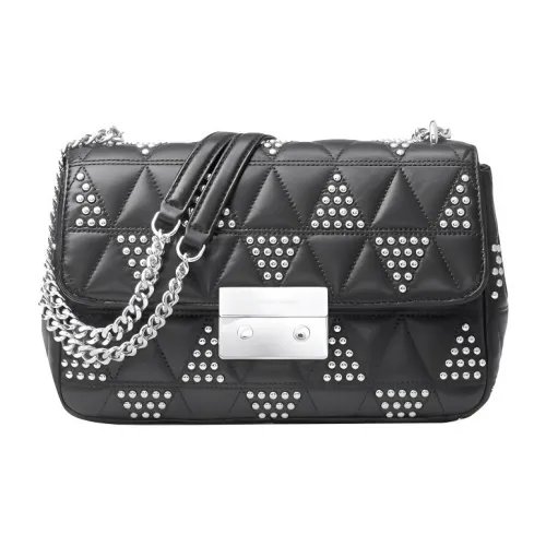 MICHAEL KORS Sloan Кожа Сумка через плечо Сумка на плечо Женская Черная