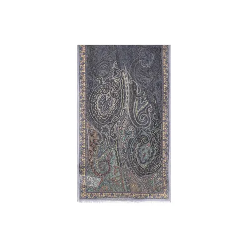 ETRO Шелковые шарфы Женские Фиолетовые