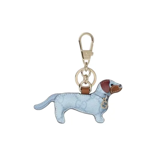 GUCCI Keychains Женские Кожа Синий