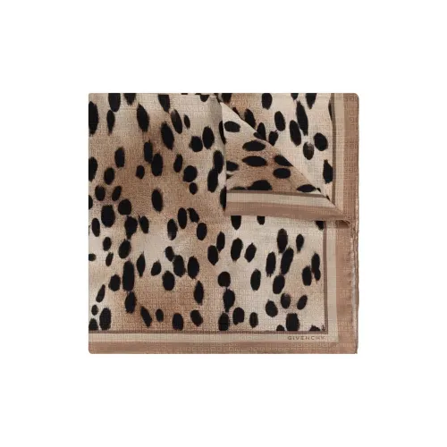 Шелковые шарфы Givenchy для женщин коричневый