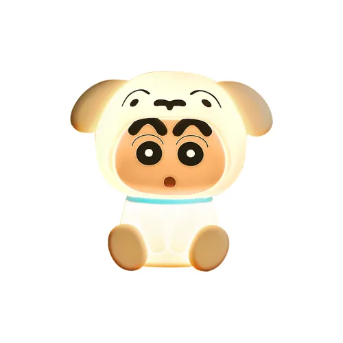 Crayon Shinchan Мягкая игрушка Удар Свет Креативный Милый Стиль Ночной свет Мерч по IP