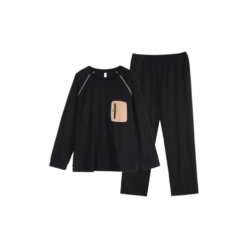 Xuan Liang 73667 Крутой черный Мужской Пижамный комплект