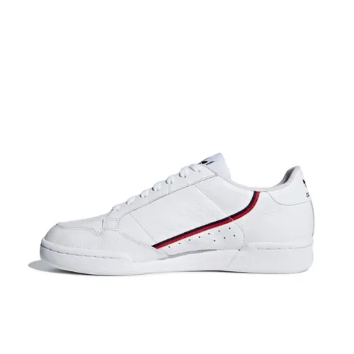 Adidas Originals Continental Slip-Resistant Low Top Скейтборд Кроссовки Мужские Черный Белый Красный