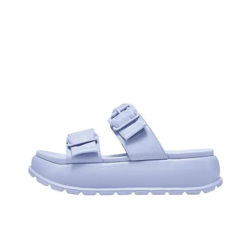 Skechers ЭВА Устойчивые к истиранию Слипоны Женские Фиолетовые