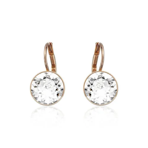 Кристалл Swarovski Гальванизированные серьги женские золотые