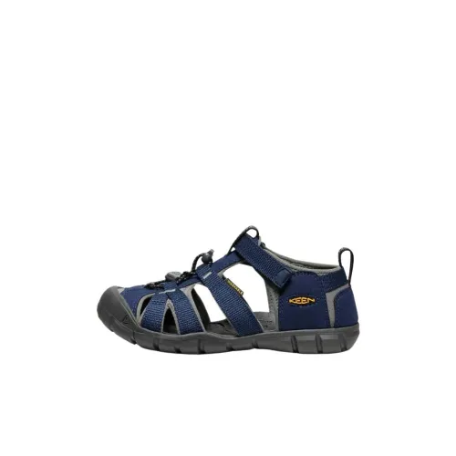 KEEN Seacamp 2 Slip-Resistant Abrasion-Resistant Low Top Children's Sandals Blue Children's