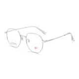 Серебряная широкая рамка β-титан