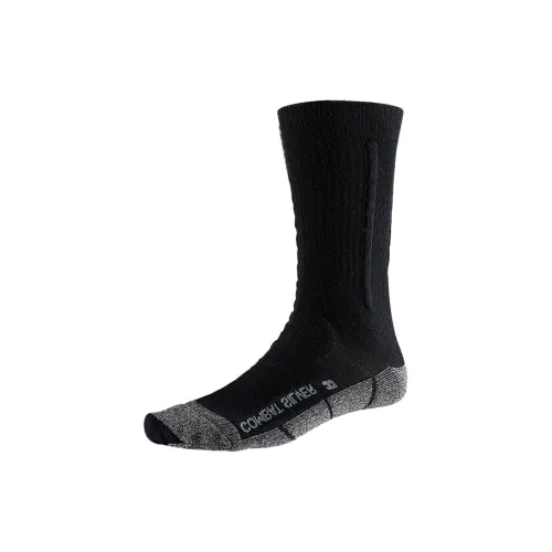 XBIONIC Combat Silver High Socks Unisex 1 Pack Black Mixed Lime