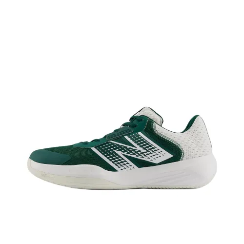 New Balance NB 696v6 Дышащие Низкие Кроссовки для Тенниса Мужские Зеленые Белые