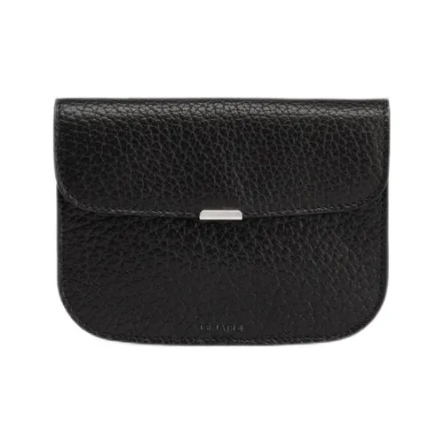 Lemaire Кошелек из крупнозернистой коровьей кожи женский черный