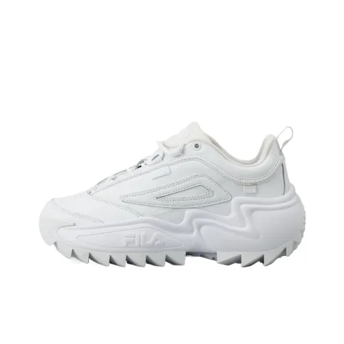 FILA Дышащая Низкая Обувь Casual Унисекс Белая