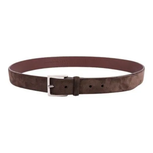 ORCIANI Телячья кожа кожаные ремни мужской коричневый ширина 3,5 см