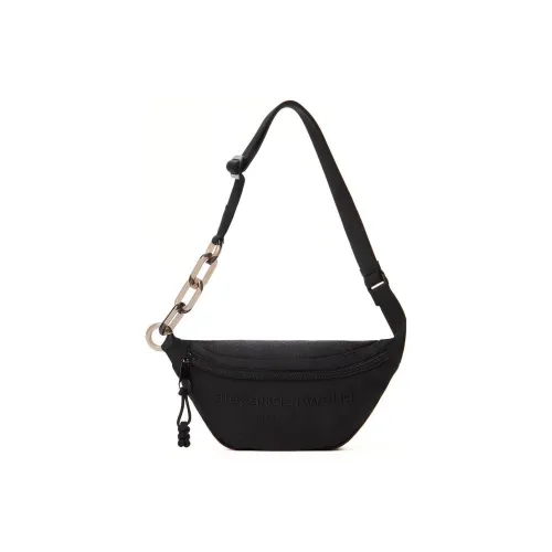 Alexander Wang Primal Нейлоновая Сумка через плечо Слинг-сумка Сумка на пояс Стандартная Женская Черная