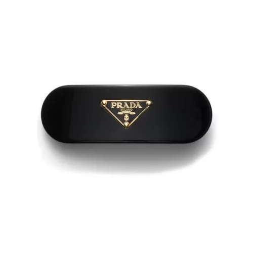 PRADA Эмаль Металл Заколки для волос Женские Черный