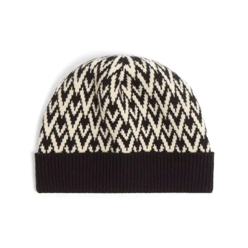 Valentino Новая шерсть Шапки-бини Мужской Черный