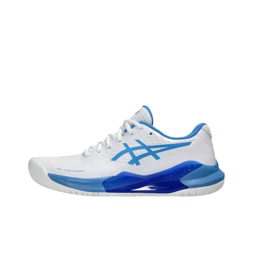 Asics Challenger 14 Low Top Кроссовки для тенниса Женские Белые Синие