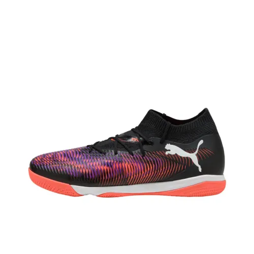 PUMA FUTURE 8 Футбольные бутсы Мужские Черный Фиолетовый Оранжевый