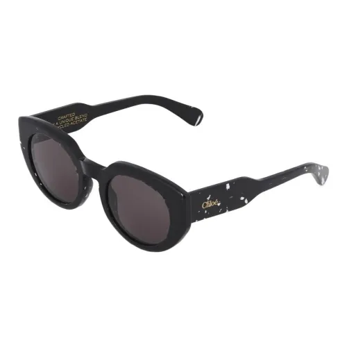 Chloe Ацетат Нерегулярная форма Солнцезащитные очки Женские Черепаховый