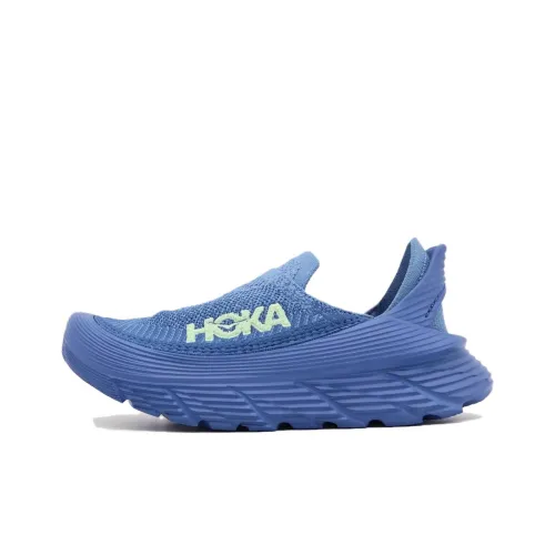 HOKA ONE ONE Restore TC Slip Resistant Abrasion Resistant Низкий Топ Повседневная обувь Унисекс Синий