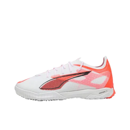 PUMA Ultra 5 Pro Футбольные бутсы Унисекс Белый Оранжевый