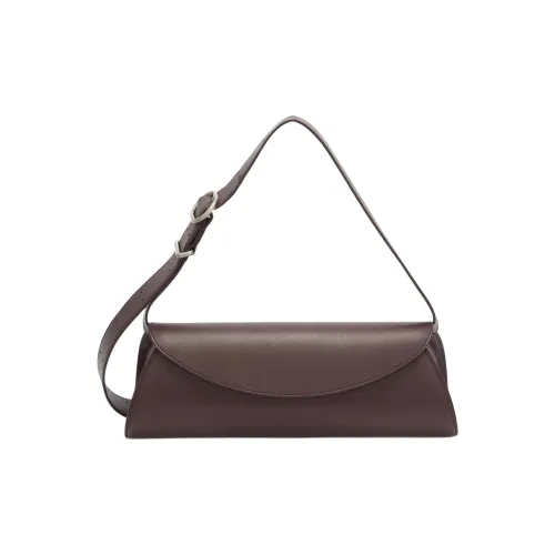 JIL SANDER Телячья кожа Сумка через плечо Мужская Бордовая