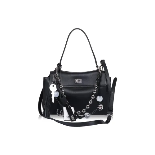 Karl Lagerfeld Сумка через плечо из коровьей кожи сумка большая женская черная