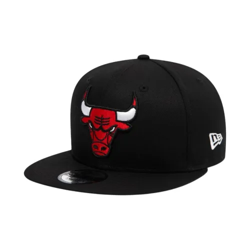 New Era Хлопковые кепки унисекс черные