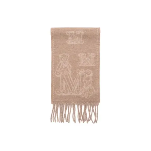 MaxMara Кашемир Вязаные Шарфы Женские Коричневый