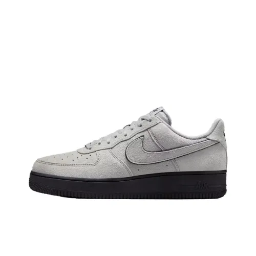Nike Air FORCE 1 Slip-on Устойчивый к истиранию Низкий Топ Скейтбординг Мужской Серый