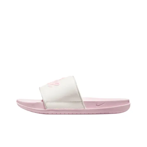 Nike Offcourt Slip-on устойчивые слипоны унисекс белые светло-розовые
