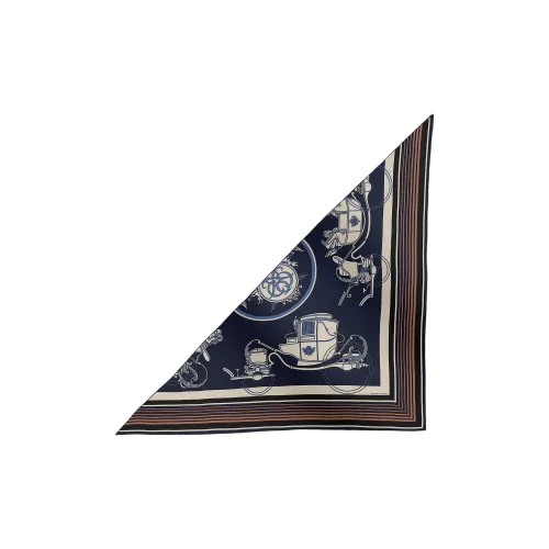 HERMES Book Collection Seal Вязаные шарфы Женские