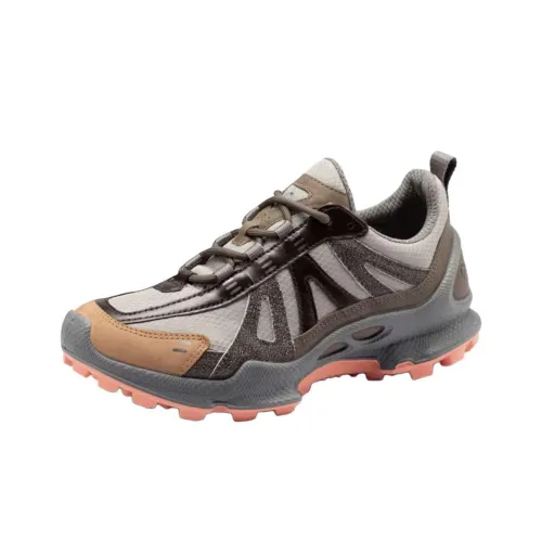 Ecco Biom C Trail 8 Устойчивая к истиранию Низкая Обувь для Альпинизма Женская Светло-Коричневая