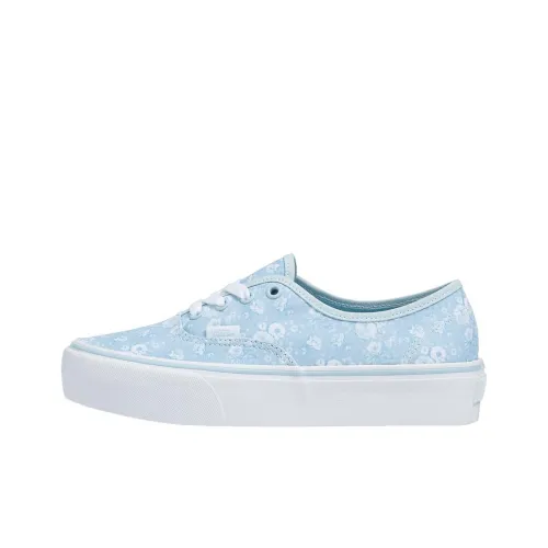 Vans Authentic Low Top Скейтборд Кроссовки Женские Синие