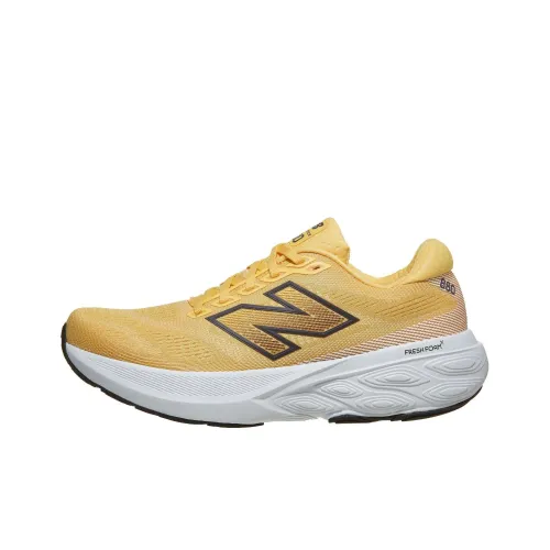 New Balance NB Свежий Foam X Low Top Повседневные Беговые Кроссовки Женские Желтые