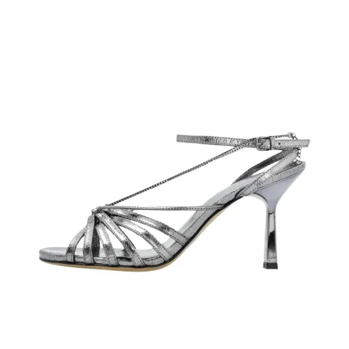 Golden Goose one Ремень Сандалии Серебряный Женские
