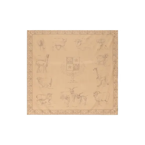 Loro Piana Шелковые Шарфы Женские Желтые