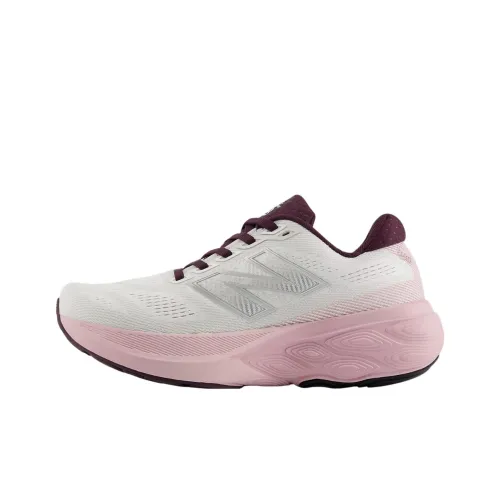 New Balance Fresh Foam x 880 V15 Устойчивый к истиранию Низкий Топ Повседневные Беговые кроссовки Женские Серый Розовый