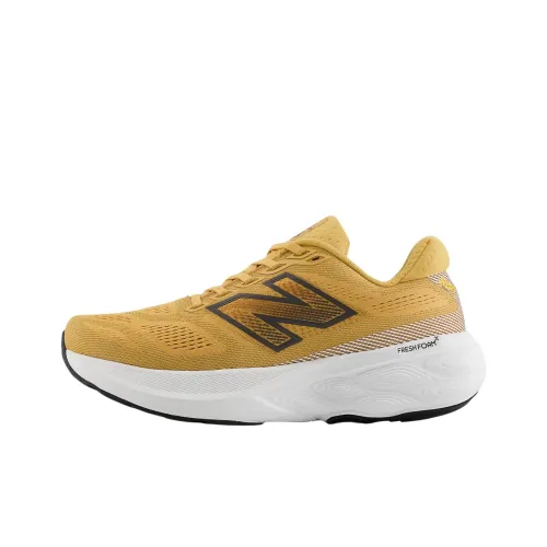 New Balance Fresh Foam x 880 V15 Устойчивый к истиранию Низкий Топ Повседневные Городские Кроссовки для Коммуникативных Беговых Кроссовки Мужские Темно-Желтые