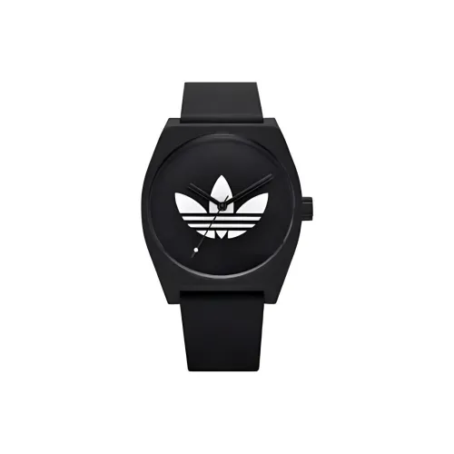 Adidas Мужские часы Кварцевый механизм Силиконовый ремешок 45*38,5 мм Черный циферблат Часы Z103261 00