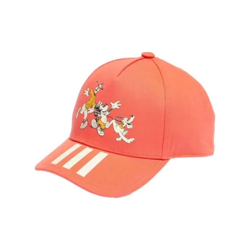 Adidas Хлопковая саржа Кепки Детский Красный