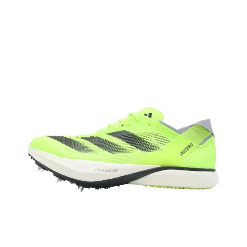 Adidas Adizero Avanti Амортизация Износостойкие Низкие Кроссовки для Бега Мужские Неоновый Зеленый