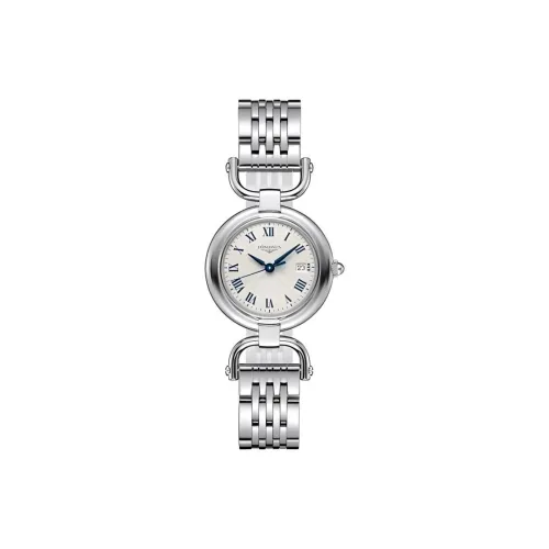 Longines Quartz Movement Женские часы Rider Collection 30MM Серебряные