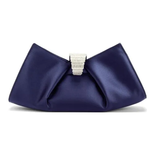 Giuseppe Zanotti GZ Сатиновый клатч Сумка через плечо Женская Синяя