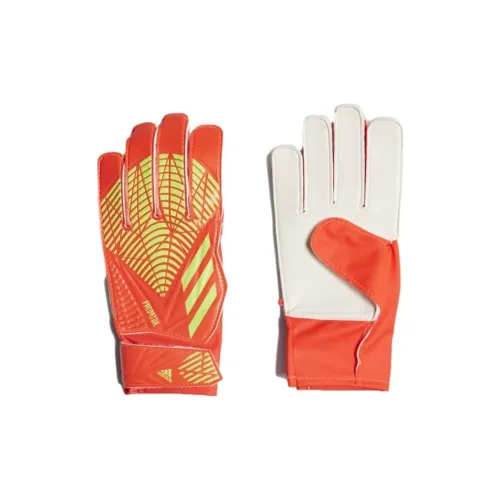 Adidas Полиуретан Полиэстер Мягкий Сцепление Резина Спортивные перчатки Детские Апельсин
