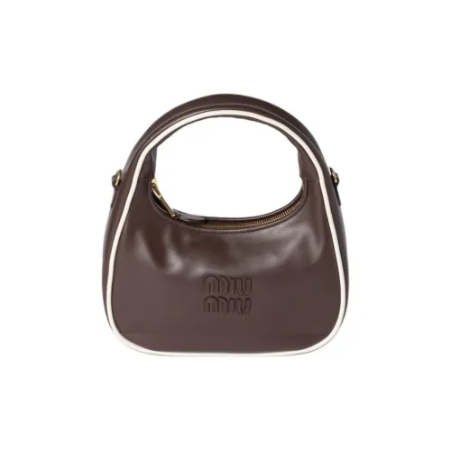 MIU MIU Wander series Телячья кожа Сумка через плечо Сумка Женская Шоколад