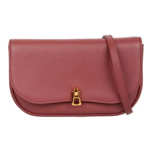 COCCINELLE Magie Телячья кожа Сумка через плечо Средняя Женская Коричневая Красная