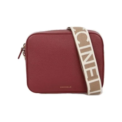 COCCINELLE Сумка через плечо из коровьей кожи маленькая женская сумка бордовый цвет