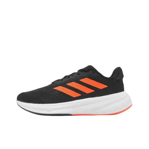 Adidas Response Super Slip-Resistant Abrasion-Resistant Low-Top Беговые кроссовки Мужские Черные