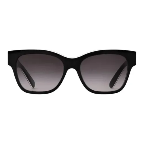 LOUIS VUITTON Ацетат Квадратные Солнцезащитные Очки Унисекс Черные