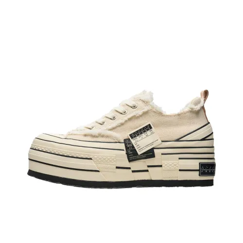 XVESSEL Canvas Shoes Low Top Beige Unisex
